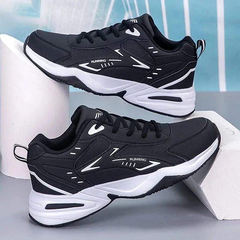 Chunky Sneaker dla mężczyzn gruba podeszwa wszechstronna 2025 nowy trend siatka zasznurowana oddychające buty sportowe na co dzień zwiększone miękkie podeszwy — image 4