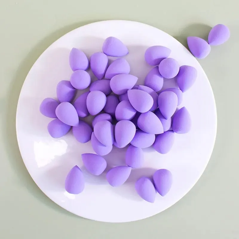 3/20/60Pcs Tragbare Wiederverwendbare Wasser Tropfen Form Mini Mixer Schwamm Schönheit Kosmetische Foundation Kosmetik Schwamm Make-up Mixer — image 1