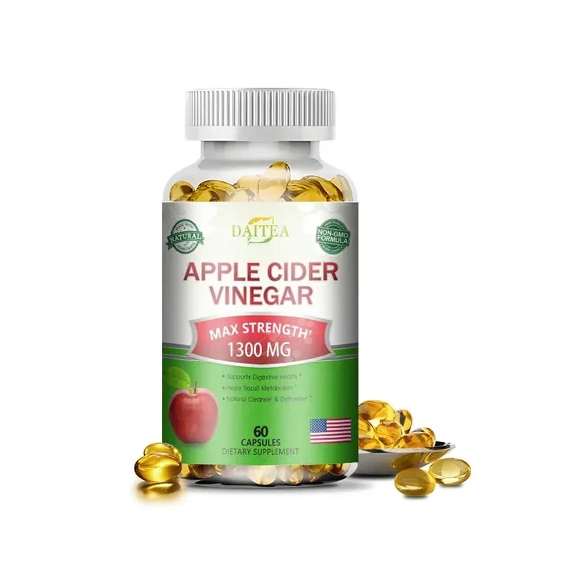 Daitea apple cider vinegar capsules support obesity-prone body management burn fat and inhibit fat accumulation — image 10