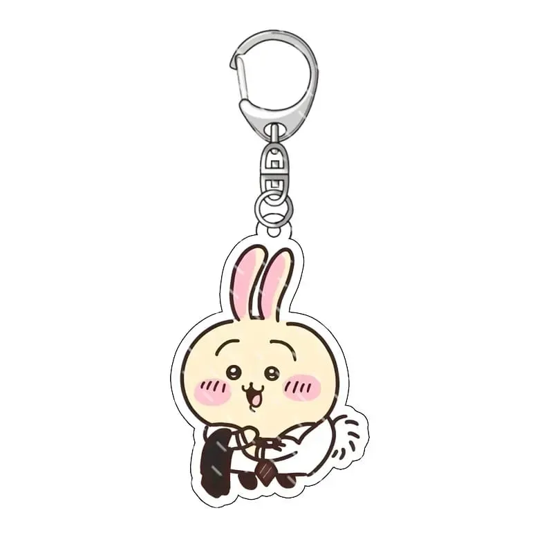 jiyi Pendant Anime Comic Acrylic Peripheral Keychain Hachiware Usagi Cute Pendant Bag Hanging Dekorasyon na Dekorasyon — image 39
