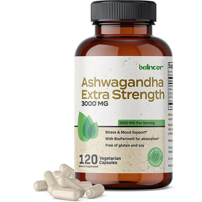 Balincer Ashwagandha Capsules | Ashwagandha Extract Supplement | Boost Energy Relieve Stress Support Mood & Focus — image 5