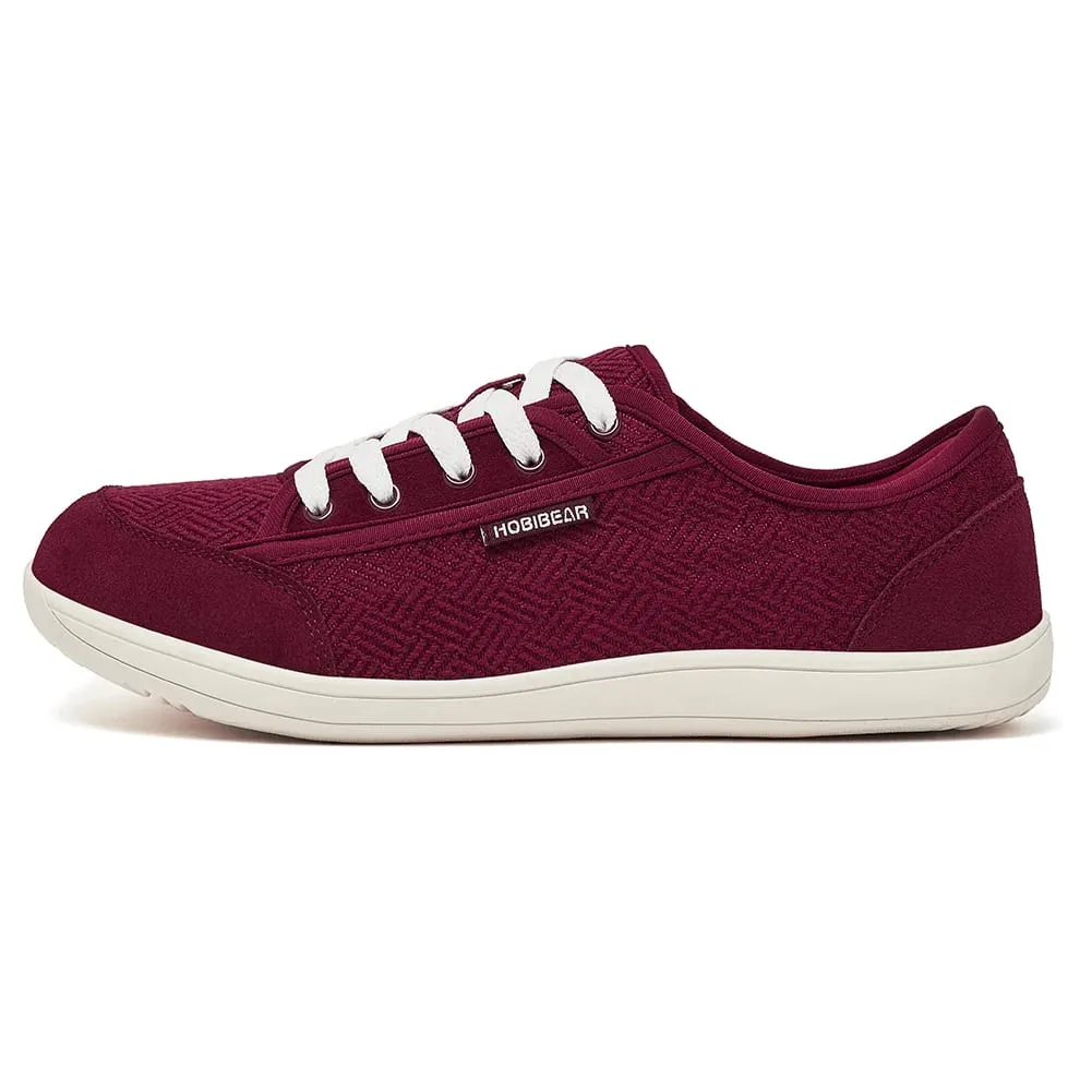 Barefoot Shoes Mens Womens | Zero Drop | Wide Toe | Minimalist Cowhide Leather Lace Up Fashion Sneakers — image 3