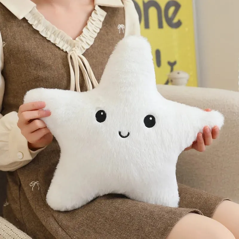 35/40 ซม.ปลาดาว Star Plush หมอนตุ๊กตายิ้ม Happy Sky หมอนที่มีสีสันตกแต่งเบาะสำหรับเก้าอี้โซฟากลับสนับสนุนของขวัญ — image 8