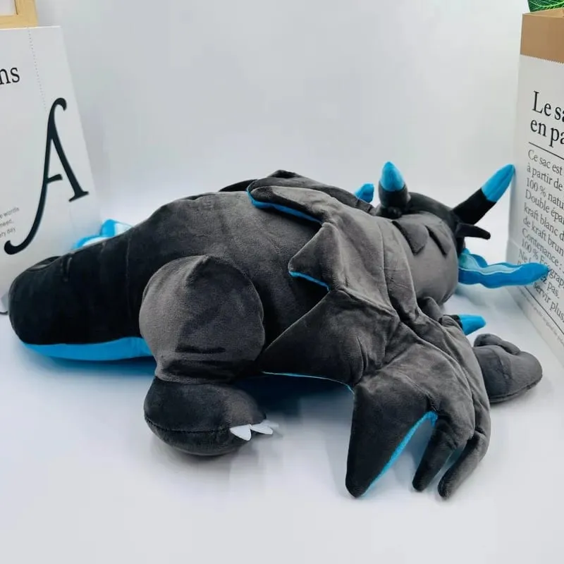 Nové velké 48cm modré plyšové panenky Charizard na spaní Super měkký Pokémon Anime Plyšový polštář na podlahu/pohovku — image 5