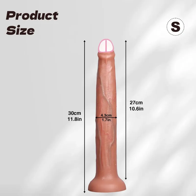 ealistic Langer Dildo Schwarzer Analplug mit Saugnapf Langer Penis Butt Plug Sexspielzeug für Männer Frauen Phallus Anal Dilator Stimulatio — image 10