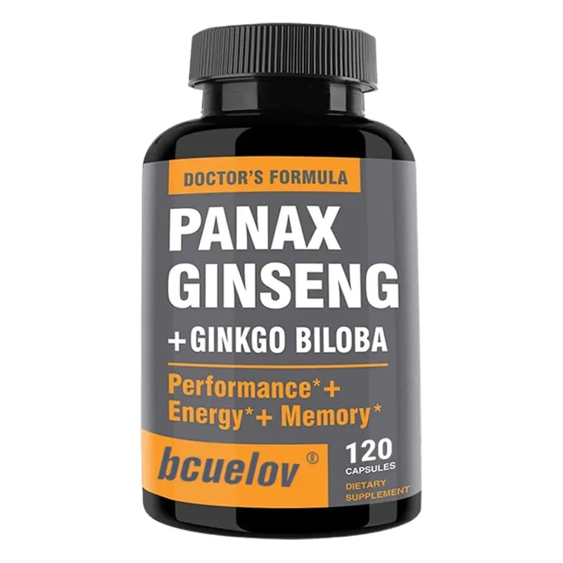 โสม + สารสกัดจากแปะก๊วย Biloba - ช่วยปรับปรุงพลังงานและความมีชีวิตชีวา ต่อต้านริ้วรอย ความจำ สมองและสุขภาพการมองเห็น — image 8