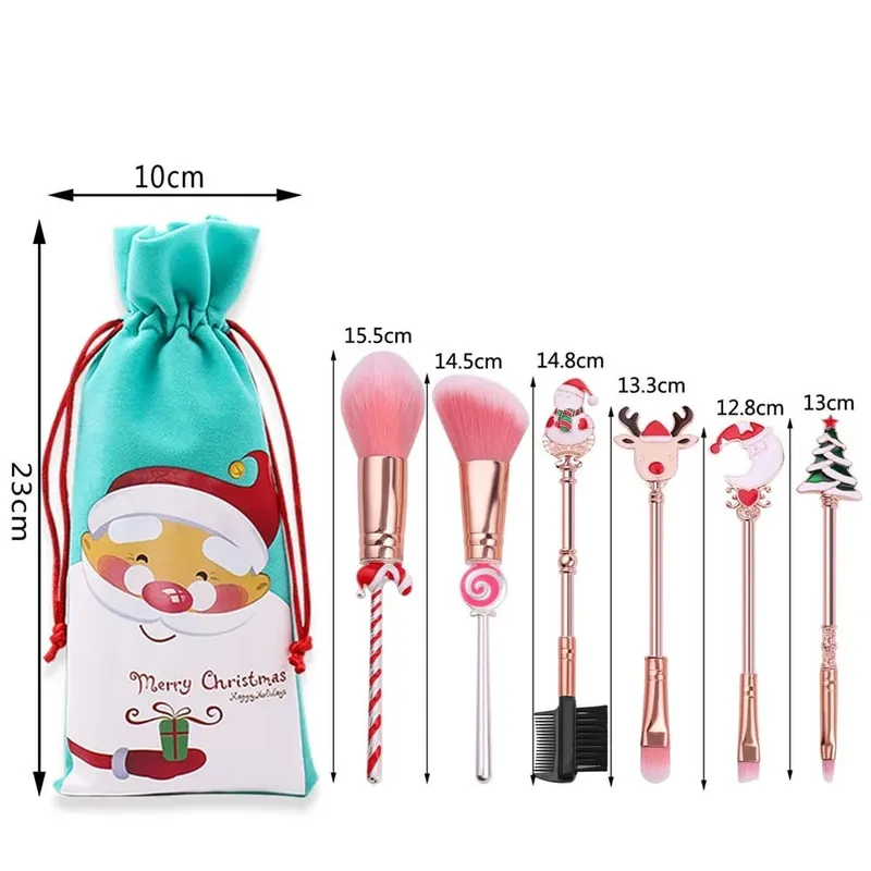 1-14 pezzi Pennelli per trucco Set di strumenti Kit di strumenti per pennelli per ombretto Eyeliner Pennelli per cosmetici Maquiagem Morbidi per la pelle — image 25