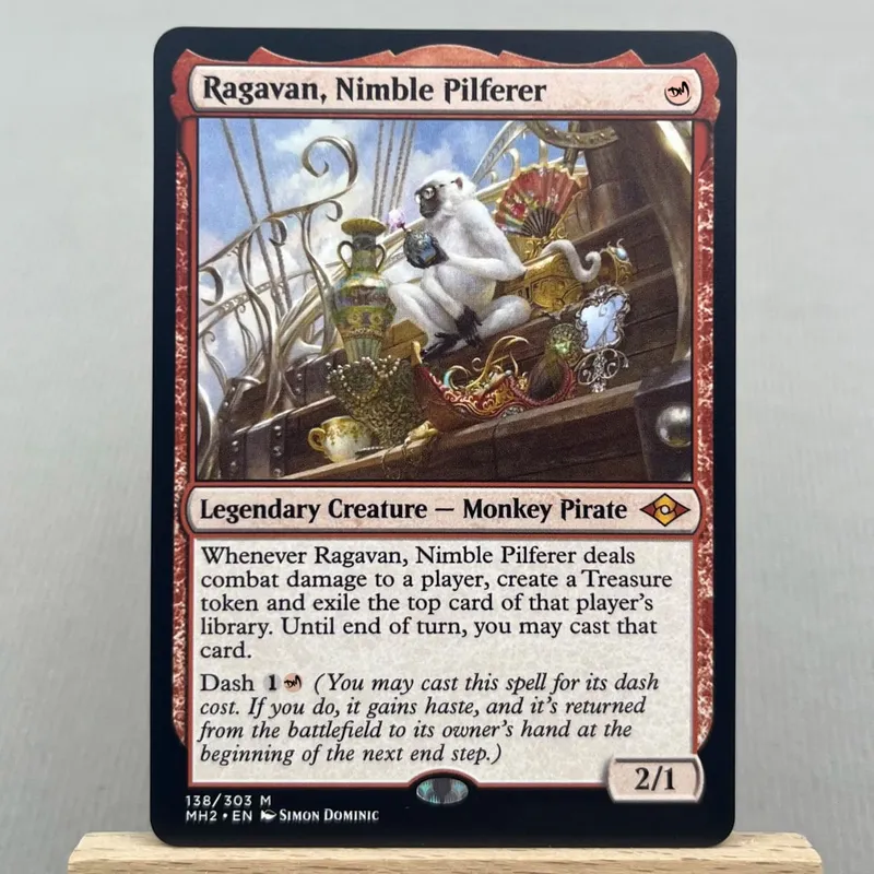 MH2 HOLO7-Ⅰ03 Kad Tcg Jerman Teras Hitam Ragavan Gesit Saga Urza Mengambil Tanah Mesa Gersang Tabung Cabal — image 26