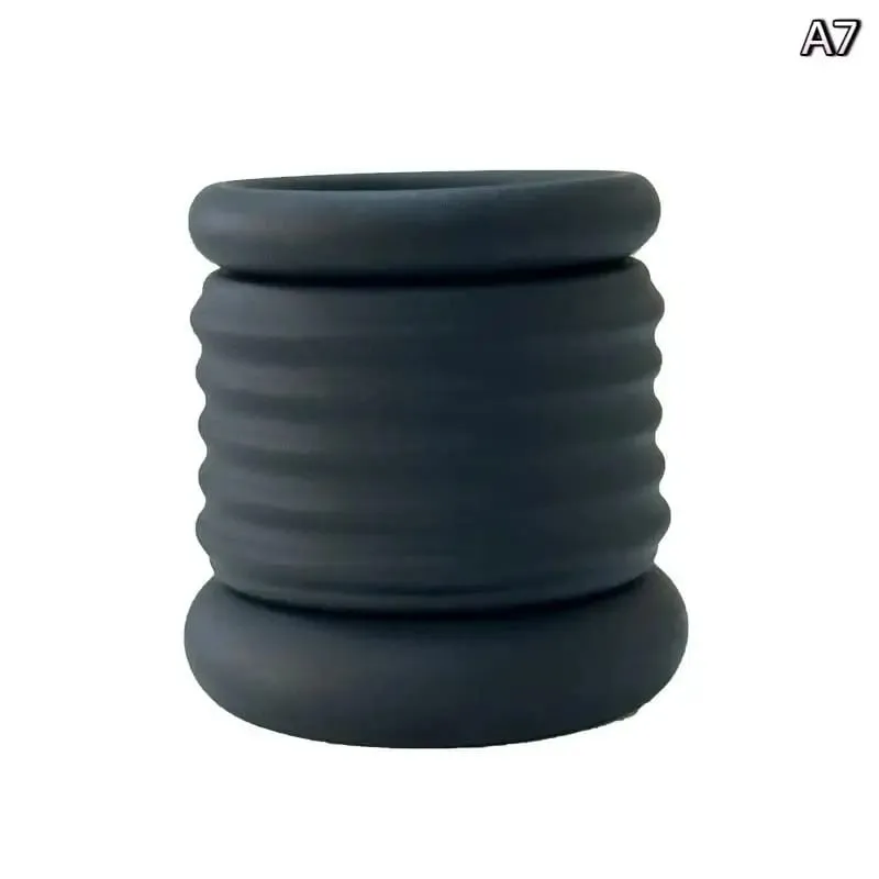 Delay Ejaculation Reusable Enlargement Ball Stretcher Sex Toy For Man Male Penis Lock Cock Ring Bondage Erection Ball Ring — image 13