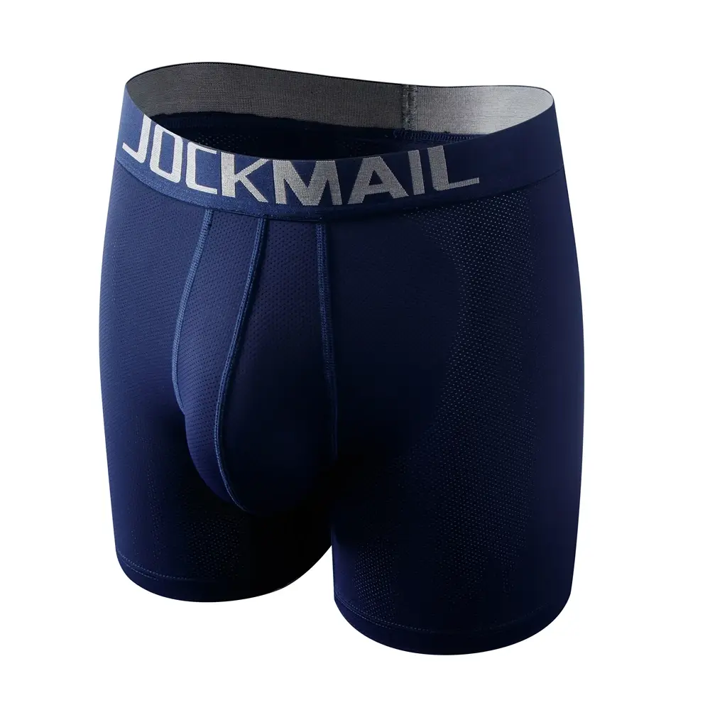 Sexy Men Underwear Men's Boxer 3D Hammock-shaped Pouch Designed Breathable Mesh Panels Men Boxershorts Trunk Male Underpants — image 6