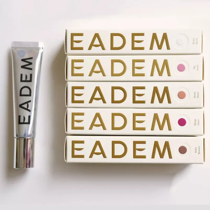 eadem Lip Cheek Multi Use Tint Cream Blush Liquid Cheek Blusher Dewy Natural Glow Langanhaltende feuchtigkeitsspendende Gesichts-Make-up-Kosmetik — image 3