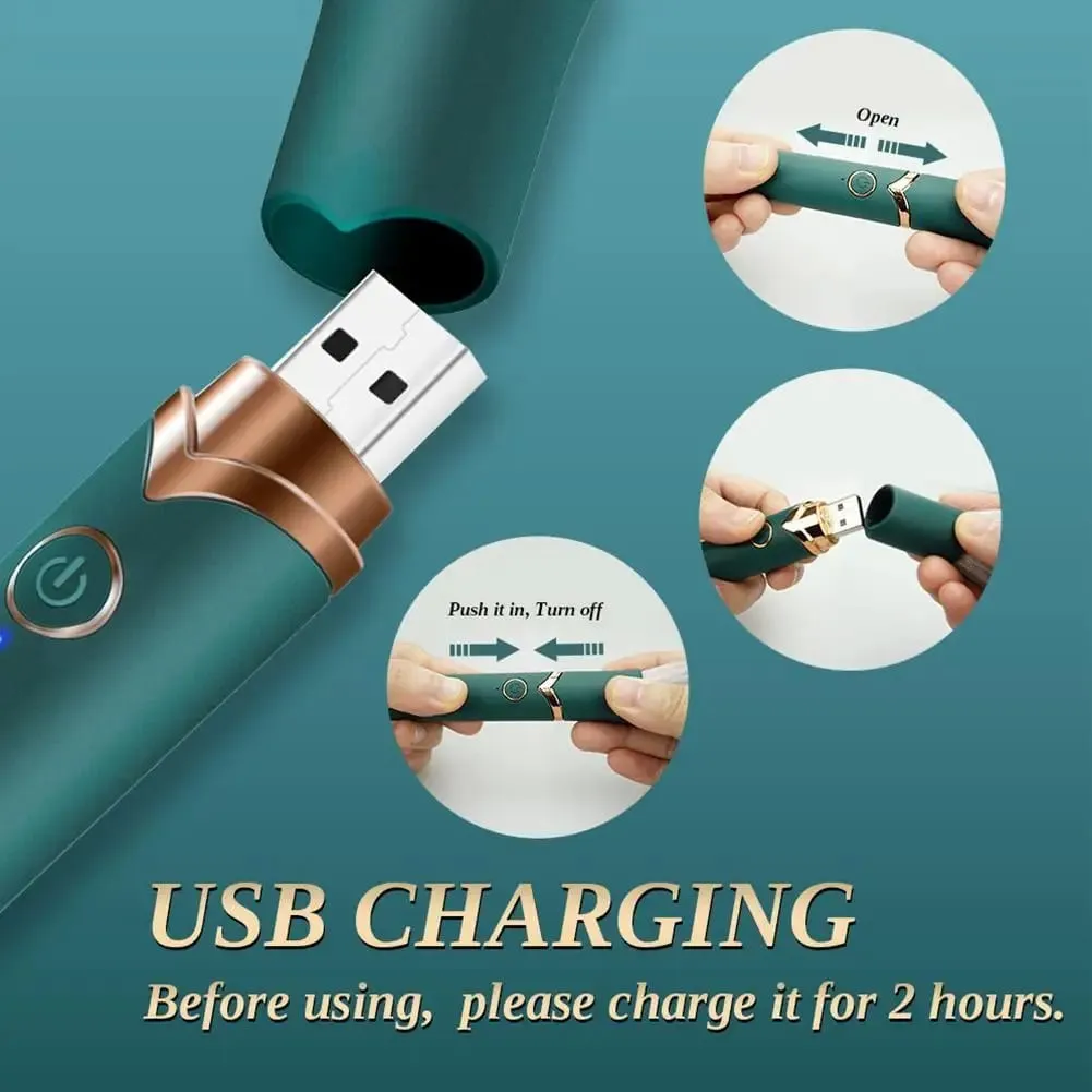 Elektrický štětec na make-up Základní štětec Vibrační štětec na make-up Přenosný dobíjecí kosmetický štětec na detaily Makeup Tools — image 3