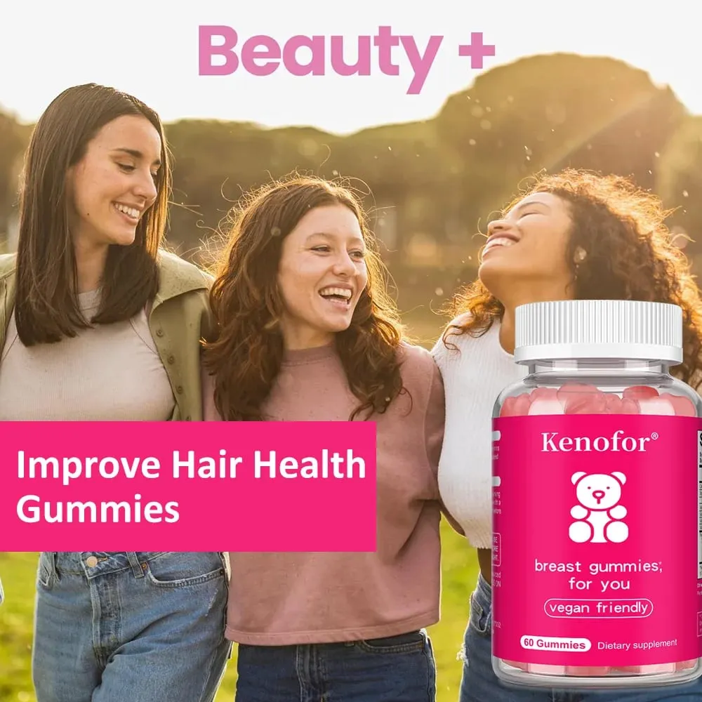 Gummies mammaires pour le développement des seins des femmes. Les soins du sein soutiennent la croissance et la force des cheveux. — image 5