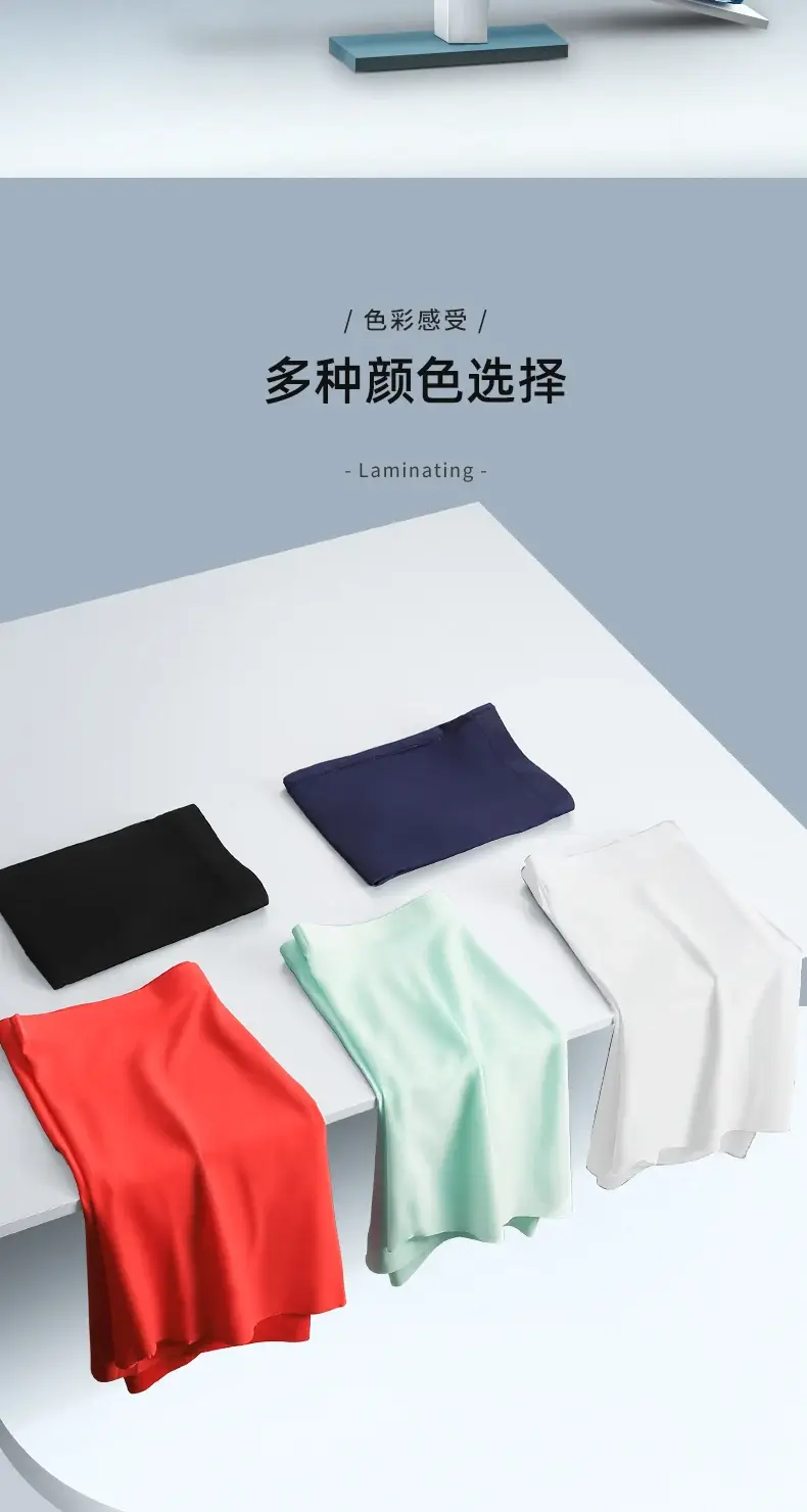 Men's ice silk seamless underwear 3D punching boxers summer thin underpants boys extended sports shorts — image 5
