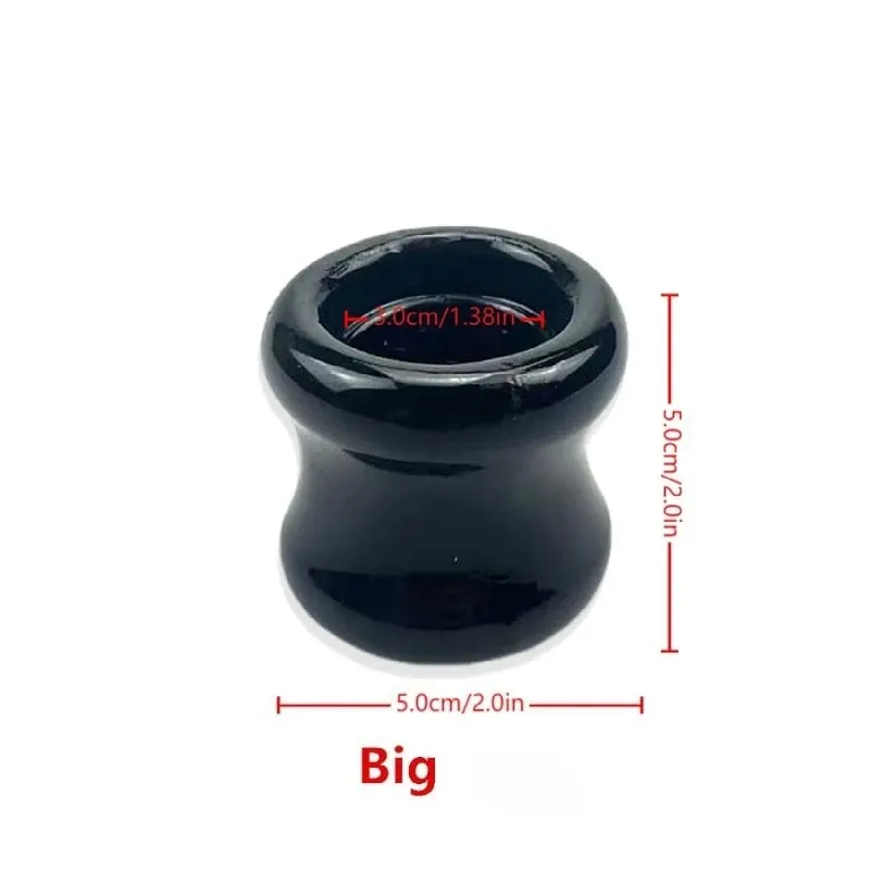 Stretcher แหวนอวัยวะเพศชาย Enlarger Erection ซิลิโคนสำหรับอวัยวะเพศชาย Extender Testis Restraints อวัยวะเพศชายแหวนของเล่น — image 9