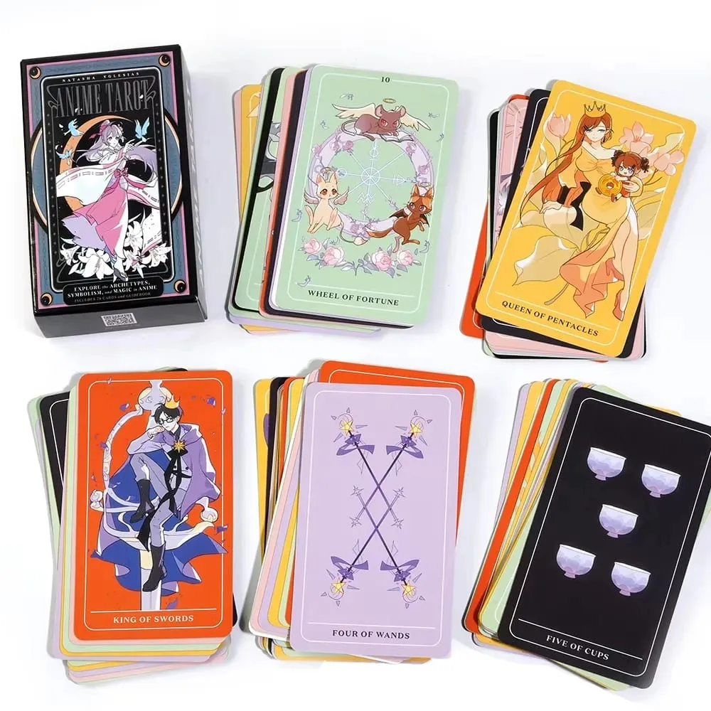 10,3*6 cm Anime Tarot Deck Utforska arketypernas symbolik och magi i anime moderna anime-karaktärer — image 3