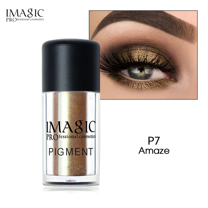 Neue Ankunft Glitter Lidschatten Metallic Lose Pulver Wasserdicht Schimmer Pigmente Farben Lidschatten Make-Up Kosmetik — image 12