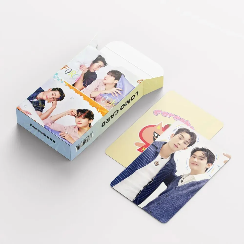 92PCS Forcebook Thai Star Photo Cards Set with Stickers - Force & Book LOMO Collectible Cards for Scrapbook & Fan Support — image 4
