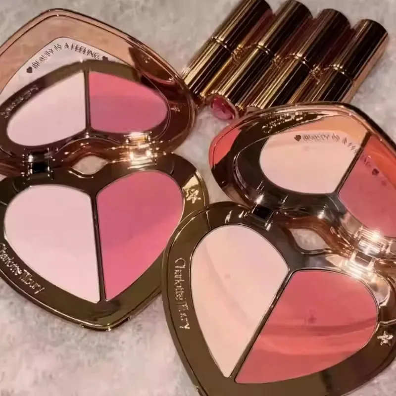 Charlotte Tilbury Liquid Foundation Cushion Foundation Indstilling Spray Pressed Powder Love 2 Farve Powder Blusher Øjenskygge Rouge — image 6