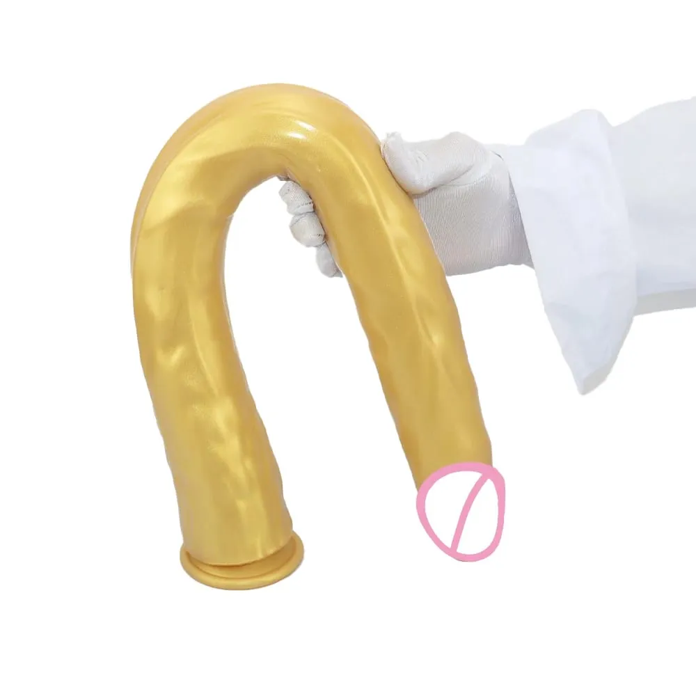 Extra dlouhý anální kolík Realistické dildo Silikonový stimulátor bodu G Vaginální masturbátor Sexuální hračky pro dospělé Pro ženy Muži Gay — image 6