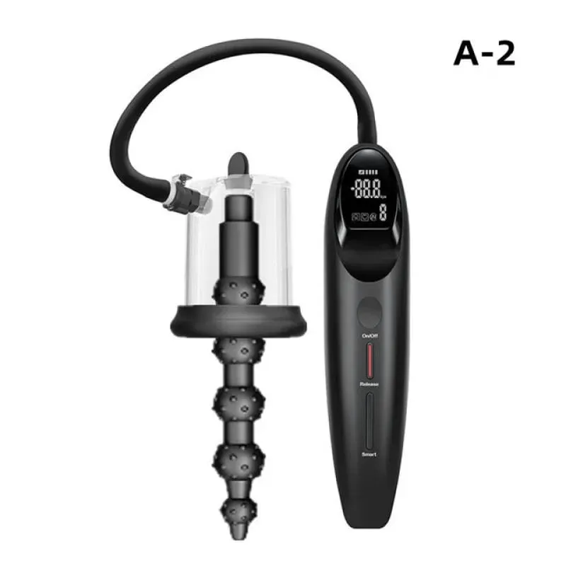 Smart Vacuum Pump Sucking Anal Plug Female Prostate Massage Stimulator Buttplug Male Masturbator Adult Sex Toys For Man Women