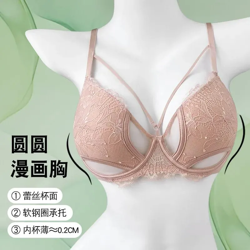 1. BANERDANNI เซ็กซี่ Pure Desire Bra ชุดหน้าอกใหญ่ Minimizer Push Up ด้านข้างสนับสนุน Anti Sagging Anti-ขยับขยายชุดชั้นในขายร้อนที่ดีที่สุด — image 11