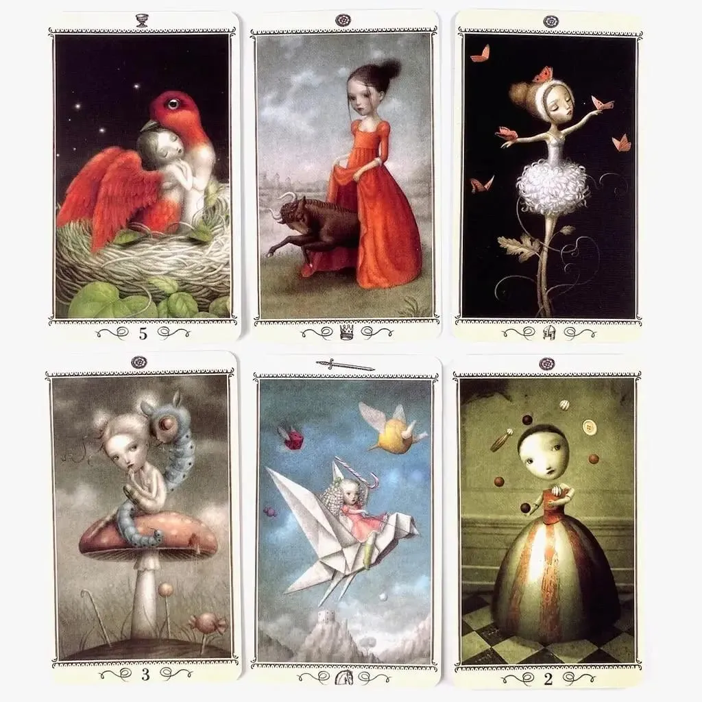 10.3*6 ซม.Nicoletta Ceccoli Tarot Deck ตาราง Gam ทำนายดวงชะตา 78 ชิ้นการ์ด — image 6