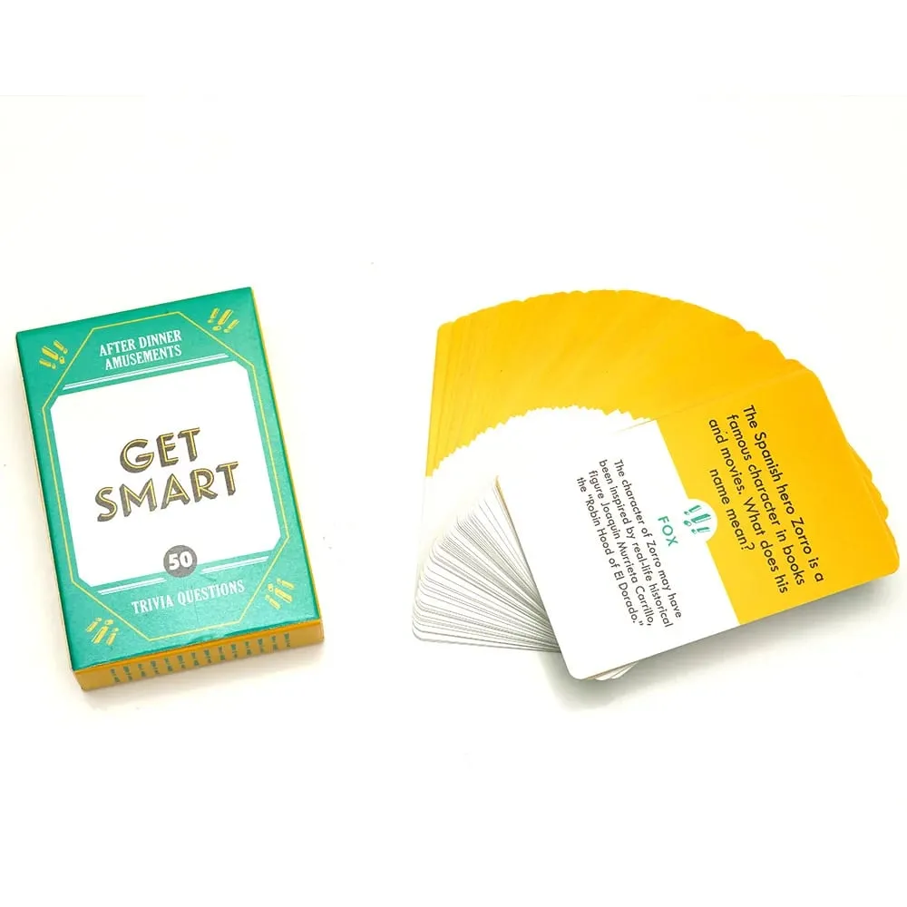 Multi-Themed Dinner Party Mini Card Game Portable Travel Party Games Trivia Riddles & Conversation Starters for Adults & Kids — image 6