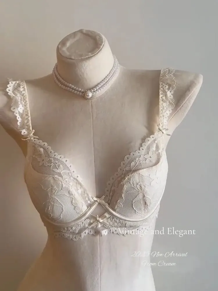 Sexy Spitzen-Push-up-BH für einen größeren Look, Minimizer, schlankmachender Bügel, Unterstützung, seitliches Fett, kein Durchhängen, Stahlring, Übergröße — image 3
