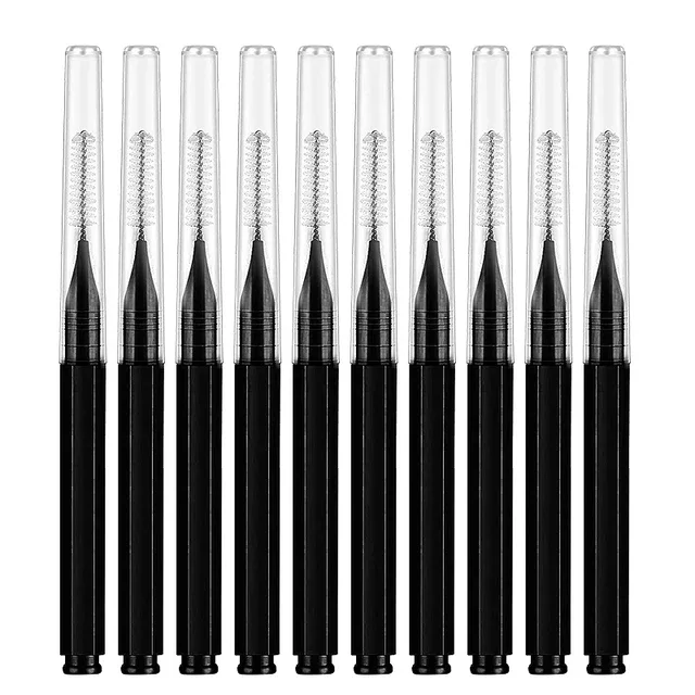 10/20 Pcs Spazzole per sopracciglia Mini Brow Lifting Brush Usa e getta Trucco Strumento per ciglia Dente Pennello interdentale Forniture per estensione ciglia — image 12