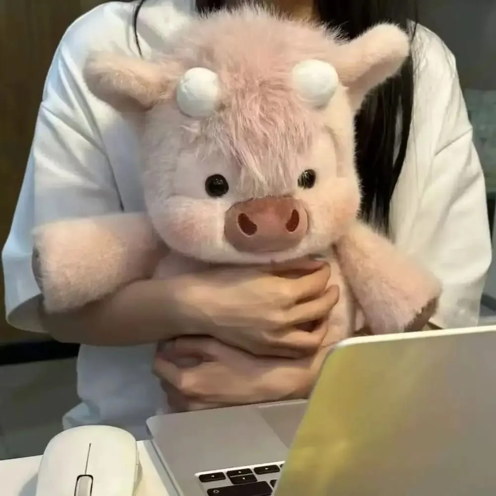 Creative Gift Soft Pig Stuffed Animal Plush Pillow Emotional Support 17.7inch Stuffed Animals Plush Cute Stuffed Toys — image 3