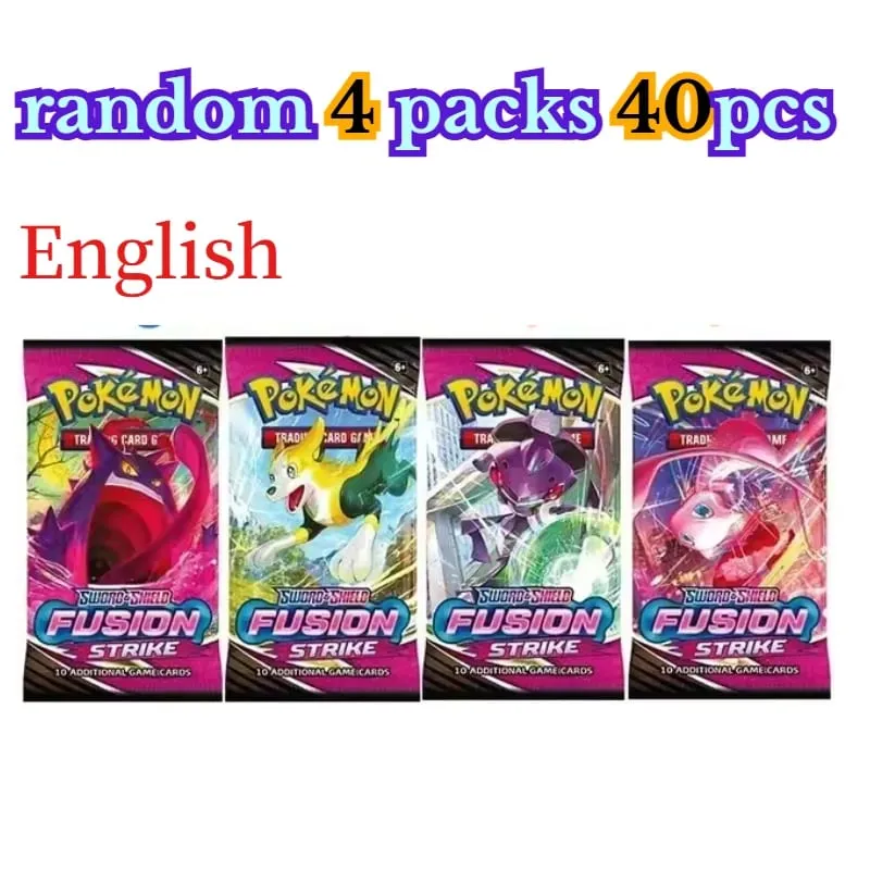 fun 40 Pieces Pokemon Card Pack 4 Sets Sun Moon Violet 151 English Trading Cards Collectible Toys Halloween Gift Fantasy Sci Fi — image 18