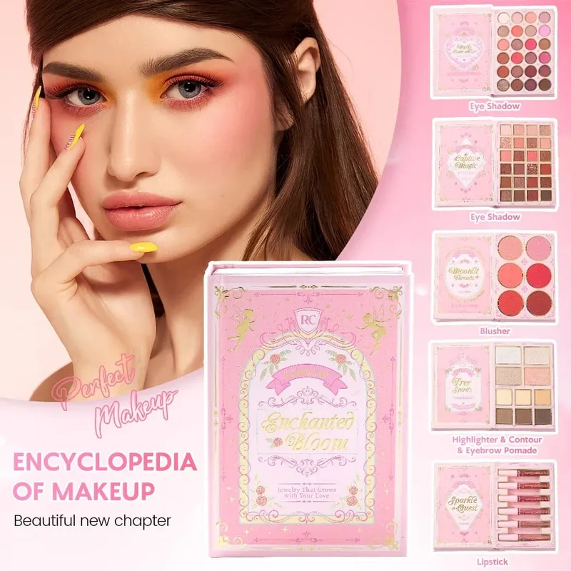 5 ชั้น All In One Makeup Book Palette 48 อายแชโดว์ + 6 Blush + Contour Highlight Brow Pomade + 6 ลิปสติก Full Face แต่งหน้าชุด — image 3