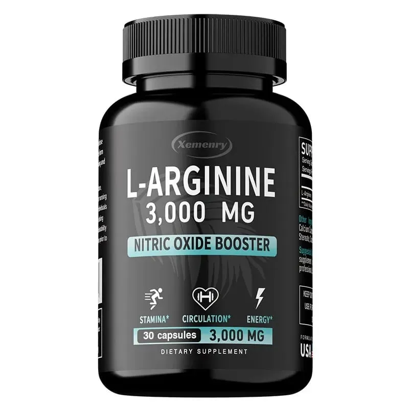 L-arginin 3000 mg - podporuje růst svalů Funkce cév Zvyšuje energii Zlepšuje vytrvalost a podporuje krevní oběh