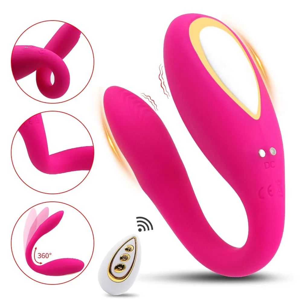 10 Mode U Bärbar Dildo Trådlös Fjärrkontroll Vibrator för Par Kvinna G Spot Stimulator Sexleksaker Varor för Kvinnor Vuxna 18 — image 1