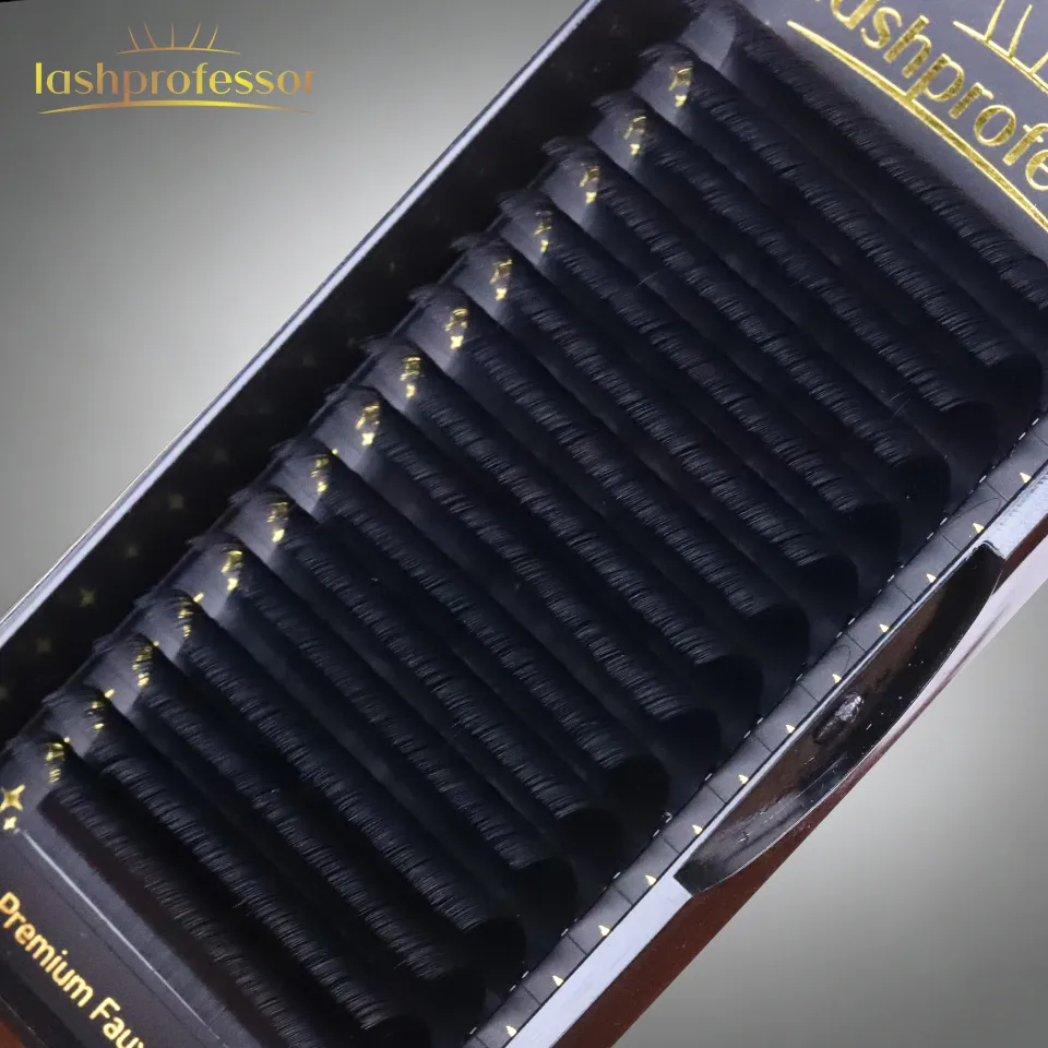 Lashprofessor 16Rows 개별 De Cils 래쉬 트레이 5-20mm 실크 클래식 래쉬 전문 살롱 사용 캐시미어 속눈썹 연장 — image 2