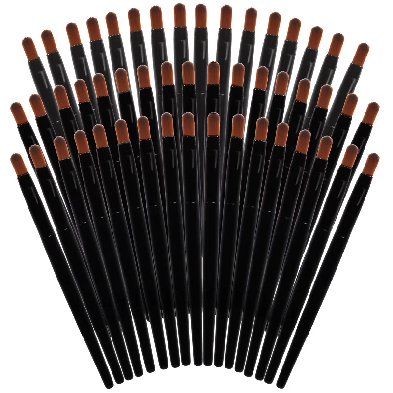 100/50pcs/set Berus Kening Berus Mata Set Pembayang Mata Maskara Campuran Berus Pensil Berus Makeup Alat Kosmetik Make Up