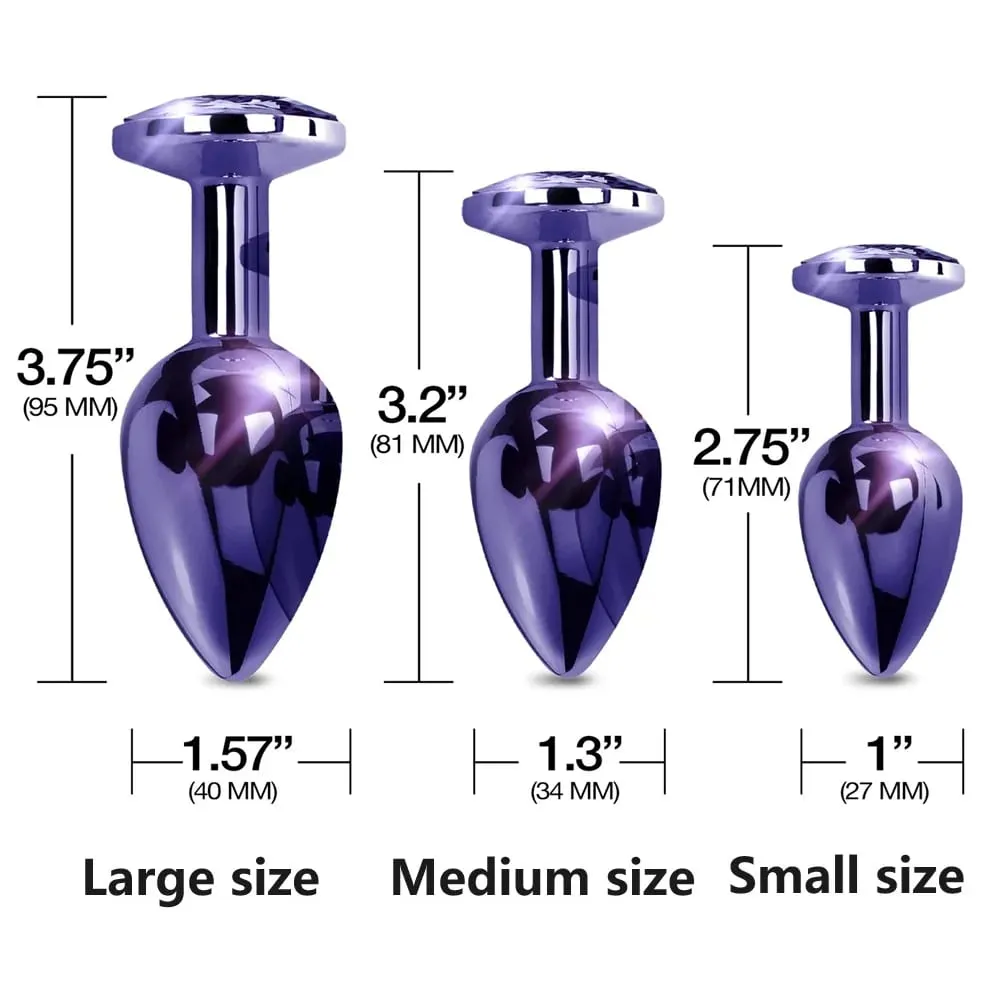 Metal Küçük Orta Büyük Butt Plug Seti Tilki Kuyruğu Anal Plug Takı Çelik Anal Seks Oyuncak Eğitmen Kadın Çift Cosplay — image 6