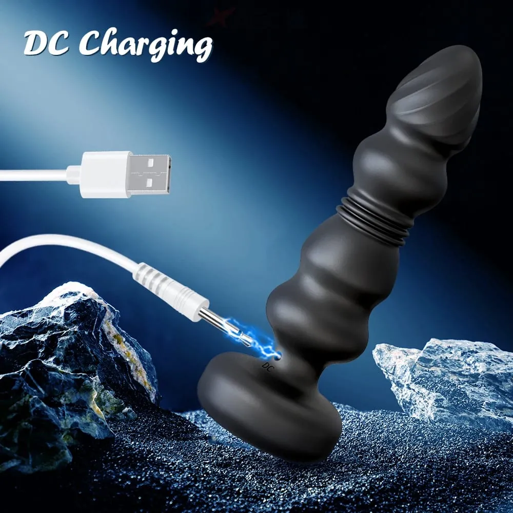 Telescopic Prostate Massage Vibrator Male Anal Plug for Female Ass Butt Plug Ball Vibrating Adults Sex Toys for Women Men Gay — image 5