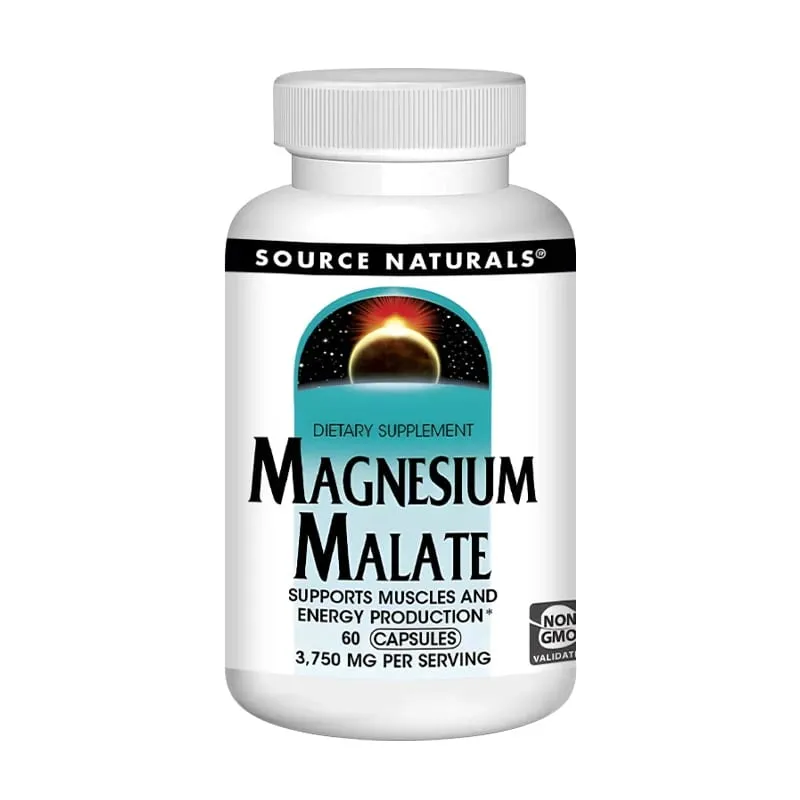 Magnesiummalat 3750 mg Nahrungsergänzungsmittel unterstützt die Gesundheit der Muskelfunktion und die Energieproduktion — image 8