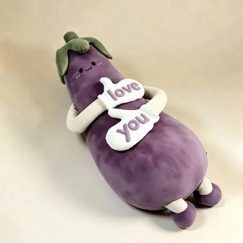 80 ซม.มะม่วงมะเขือยาวตุ๊กตาหมอนยาวน่ารัก Healing Sleep Hug หมอนตุ๊กตาสำหรับสาว Birtthday ของขวัญ