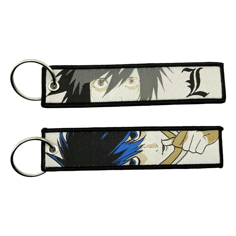 Embroidery Cool Eagle Beak Keychain Lanyard Anime Manga Series Badge Holder USB Pendant Portable Key Lanyard Accessories — image 22