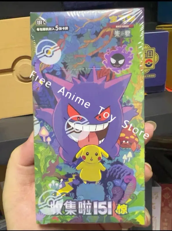 Kartu Pokémon Cina Sederhana Asli PTCG Kumpulkan 151 Suplemen Kejut Tambahkan Paket Pelengkap Isi Ulang Kumpulkan Hadiah Anak