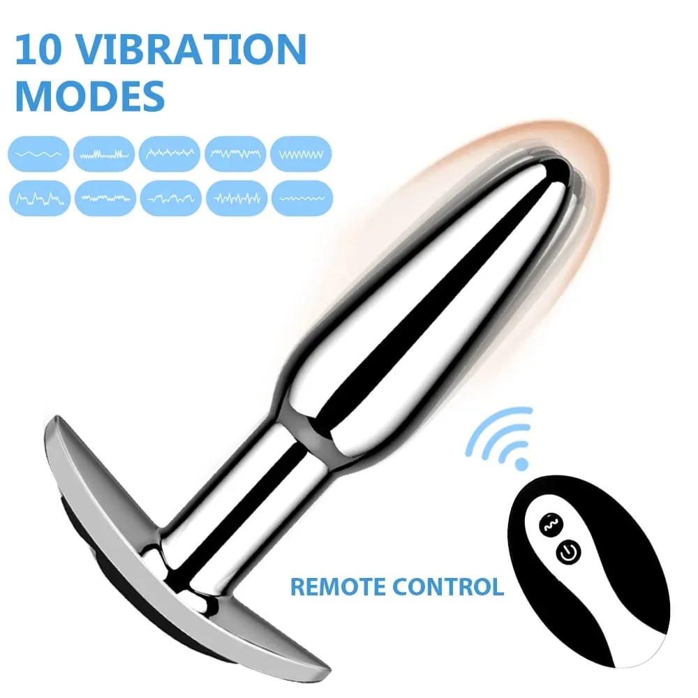 Anal Plug Mit Push 10 Vibration Modi Anal Spielzeug Für Männer Prostata Massager Sex Spielzeug Mit Fernbedienung Vibrator Anal spielzeug für 18