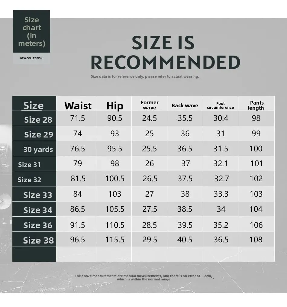 Jeans da uomo in pile invernale 2025 nuova tendenza semplici pantaloni a gamba larga casual spessi e caldi in tinta unita — image 7