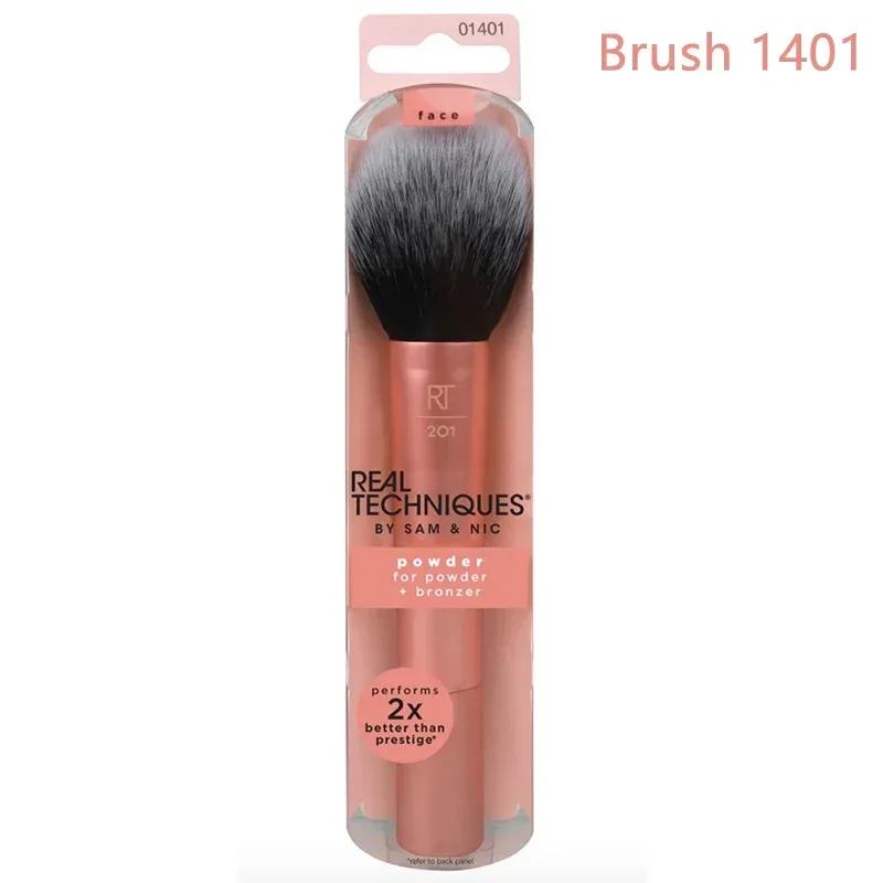 Set Kuas Rias Professioanl Teknik Nyata Berbulu Lembut untuk Kosmetik Bedak Foundation Alat Kecantikan Pencampur Eyeshadow Wajah — image 20