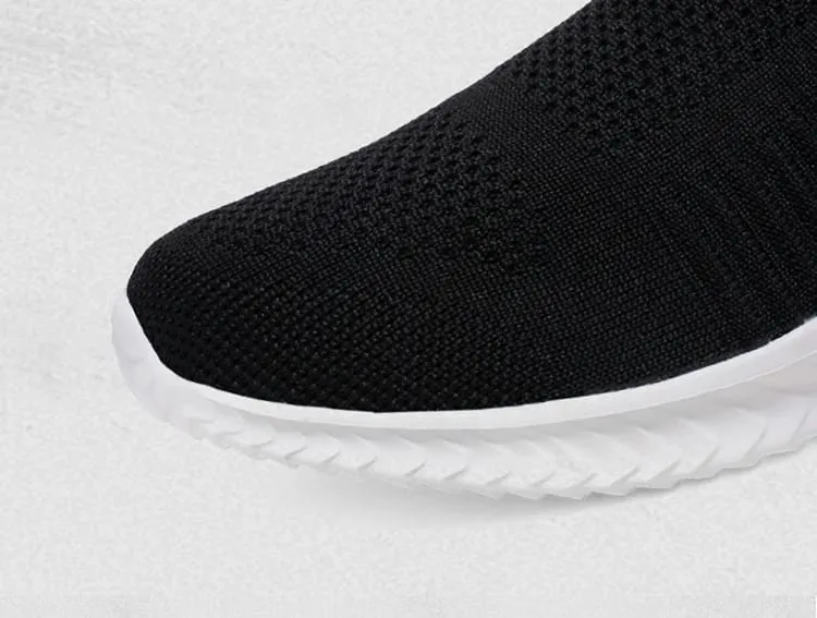 Uomini Vulcanize Scarpe Maglia Scarpe Da Uomo Leggere E Comode Scarpe Da Ginnastica da uomo 2025 Moda Autunno Slip on Appartamenti Scarpe Mocassini Maschili — image 10