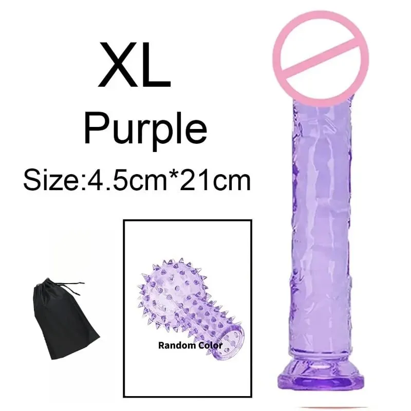 Súper barato, 6 tamaños, consolador de gelatina suave realista, tapón Anal, tapones anales, juguete sexual para adultos para mujeres y hombres, masturbador vaginal y Anal — image 26