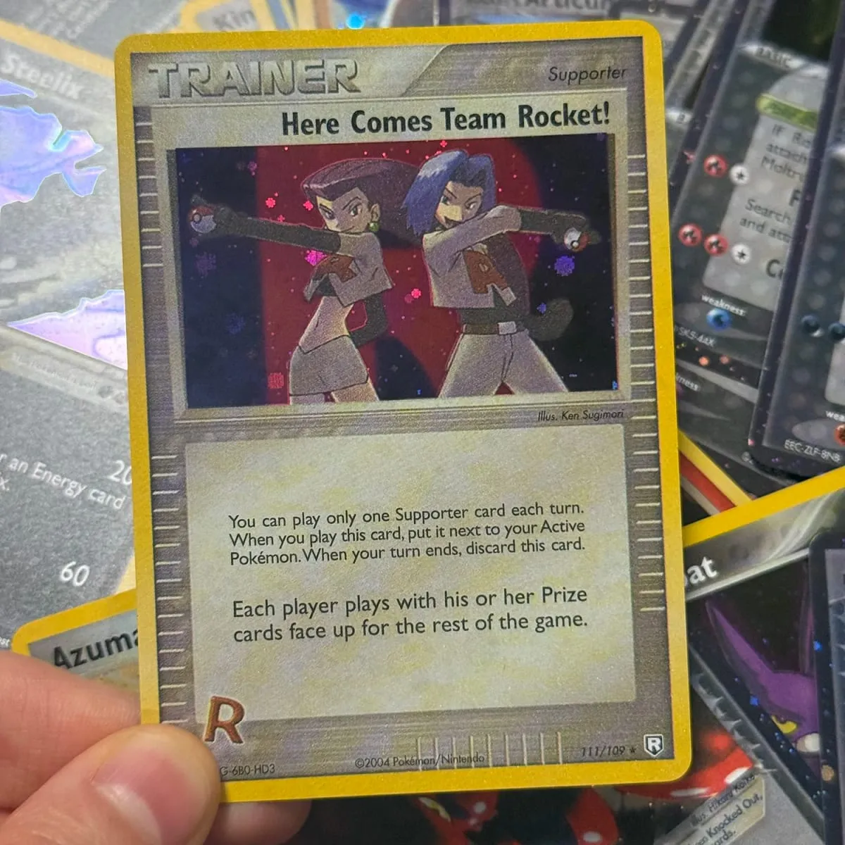 Proxykort Team Rocket Returns (TR) Rocket's Moltres Rocket's Sneasel Treecko Star Dark Ampharos Azumarill Mudkip Star — image 4