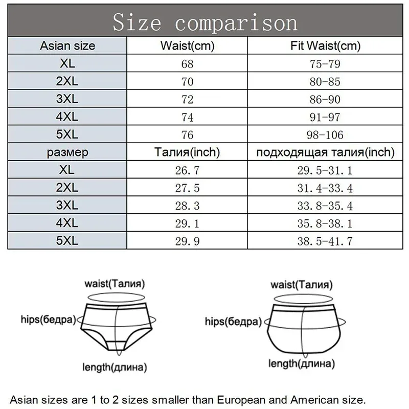 1PC Cotton Briefs Men's Comfortable Underpants Male Breathable Underwear Lingerie Panties Plue Size Xl -5XL — image 14